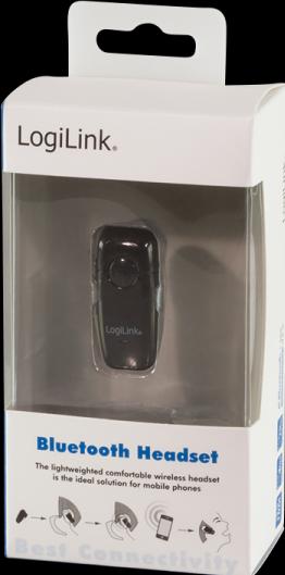 Produktbild LogiLink Bluetooth Earclip Headset (Kabellos, USB-A)