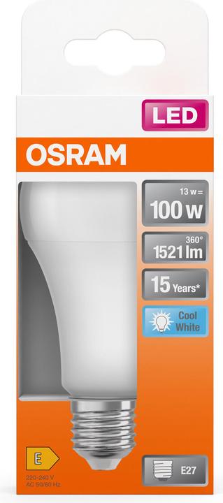 Actual product image Osram Star Classic A (E27, 13 W, 1521 lm, 1 x, F)