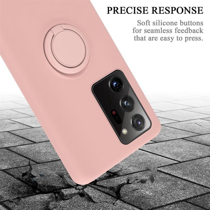 Actual product image Cadorabo TPU Liquid Ring Silicone Case Cover (Samsung Galaxy Note 20 Ultra)