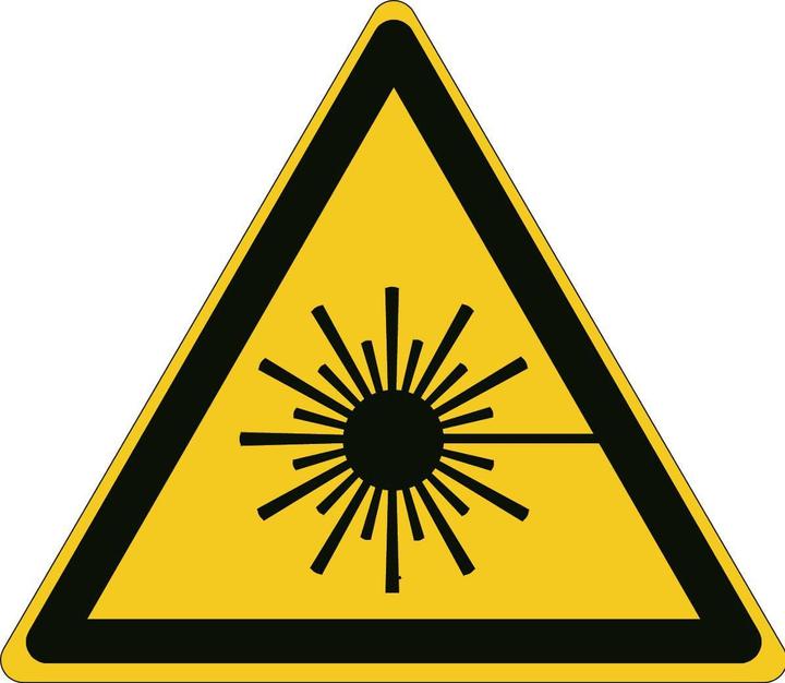 Immagine prodotto Brady Cartello di sicurezza ISO - Avvertimento contro le radiazioni laser