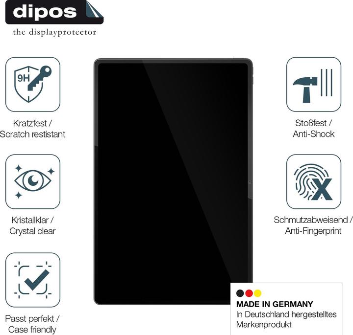 Produktbild Dipos Anti-Shock Displayschutz 9H (1 Stück, Lenovo Tab Extreme)