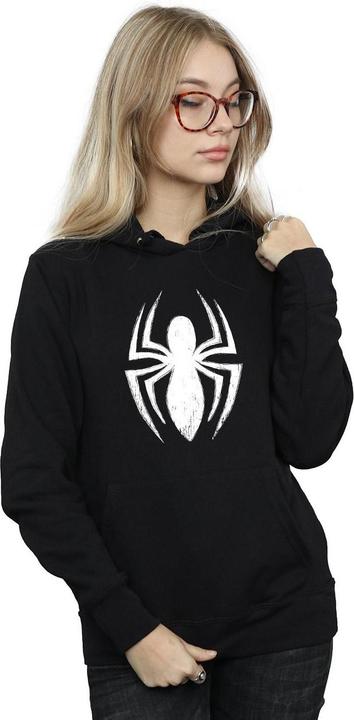 Actual product image Womens/Ladies Spider-Man Ultimate Spider Logo Hoodie (M)