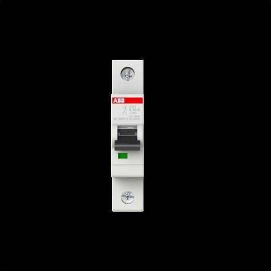 Image du produit ABB STOTZ-KONTAKT Disjoncteur de protection de ligne S201-K20 K20A unipolaire 6kA