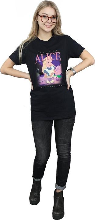 Actual product image Disney Womens/Ladies Alice in Wonderland Montage Cotton Boyfriend T-Shirt (XL)