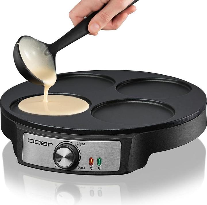 Produktbild Cloer 6625 Pancake Maker, schwarz