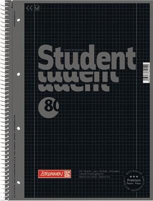 Image du produit Carnet de notes du collège (A4, Quadrillé, Non contraignant)