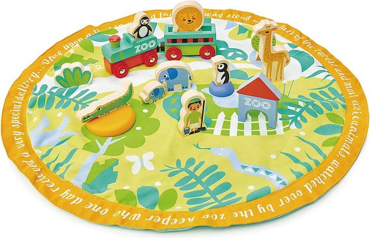 Actual product image Tender Leaf Toys Story Bag Safari with accessories (German, French, Italian, English)