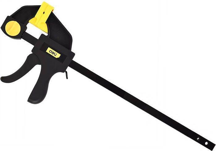 Actual product image Deli Tools Quick Bar Clamp 12" EDL110112