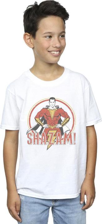 Produktbild Shazam Retro Circle Distressed TShirt Jungen (152, 158)