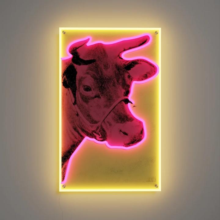 Immagine prodotto YellowPop Mucca di Andy Warhol (60x37cm) (60 x 37 cm)