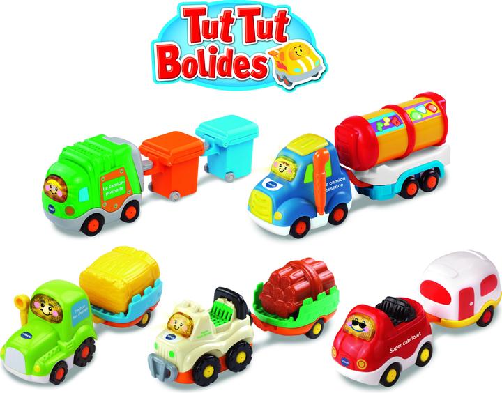 Actual product image VTech Tut Tut Bolides - Véhicules avec remorque assortis