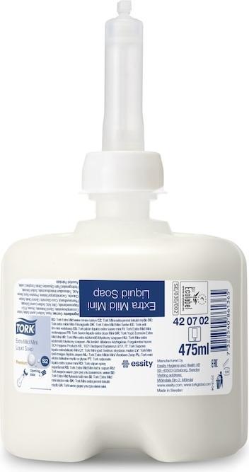 Tork 420702, Skin, Liquid soap, 475 ml, 489.3 g, 92 mm, 92 mm