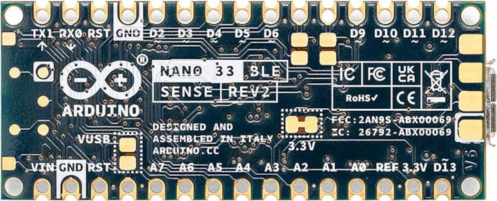 Actual product image Arduino Nano 33 BLE Sense Rev2