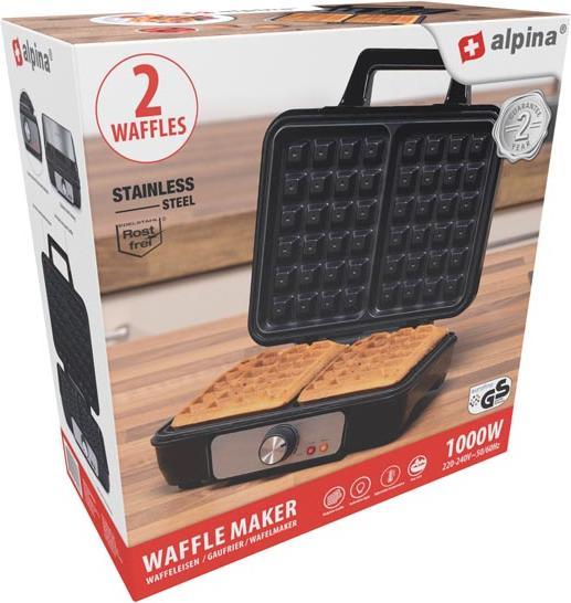 Immagine prodotto alpina Macchina per waffle 230V 1000W
