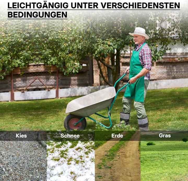 Actual product image Wiltec Wheelbarrow Tyre for pneumatic wheels 400x100 4.00-8