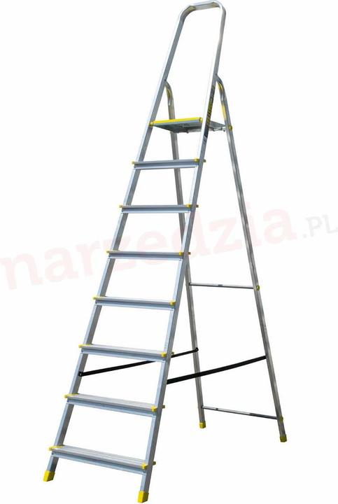 Metalkas BAYERSYSTEM ALUMINIUMLEITER 120kg 8 STUFEN (11 cm)