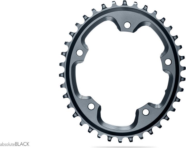 AbsoluteBLACK GRAVEL/CX 1X OVAL 110/5 (42)
