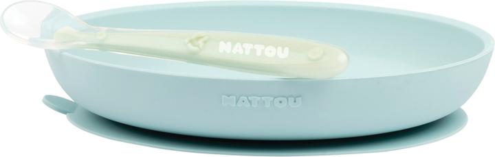 Actual product image Nattou Plate with spoon