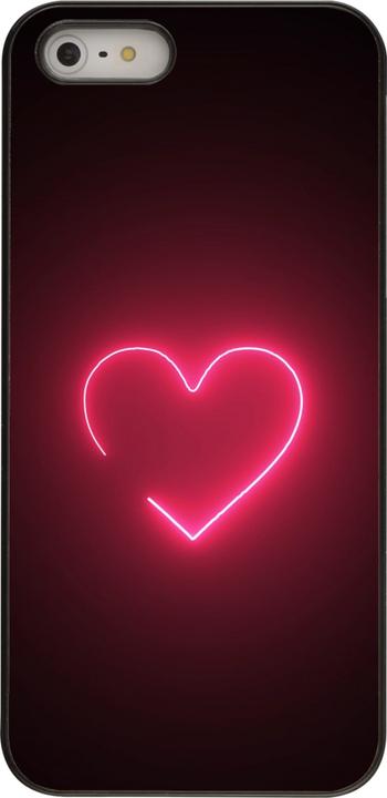Actual product image PhoneLook Coque Valentine 2023 single neon heart (Apple iPhone 5, Apple iPhone 5s)