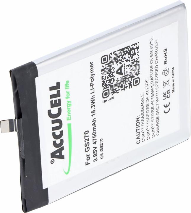 Produktbild AccuCell Akku passend für Gigaset GS270 Li-Polymer 3.85V 4750mAh 18.3Wh