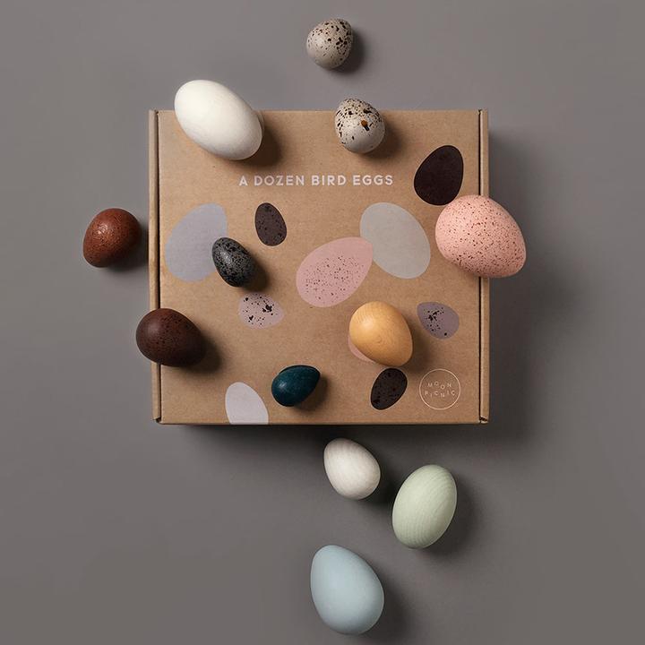 Produktbild Moon Picnic Holz Vogeleier in der Box