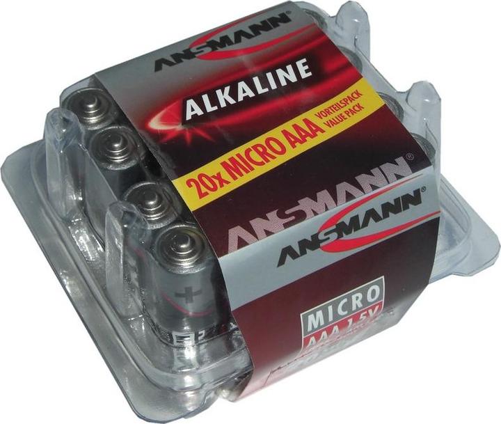 Produktbild Ansmann LR03 Alkaline (20 Stk., AAA)