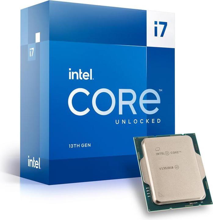 Produktbild Intel Core i7-13700K (LGA 1700, 3.40 GHz, 16 -Core)