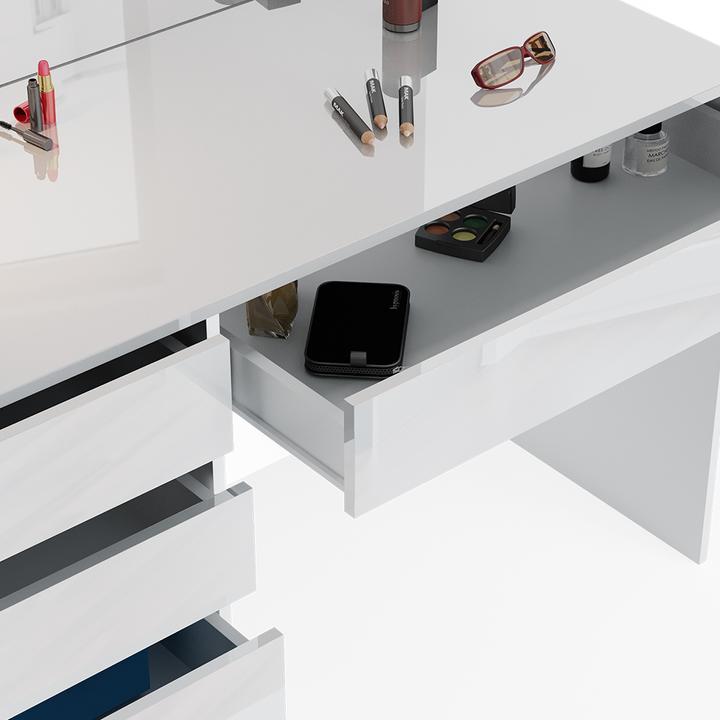 Produktbild Vicco Sherry mit Hocker und Beleuchtung (120 x 55 x 75 cm)