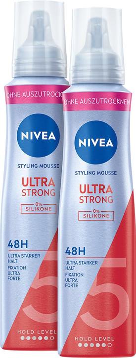 NIVEA Ultra Strong Styling Mousse DUO