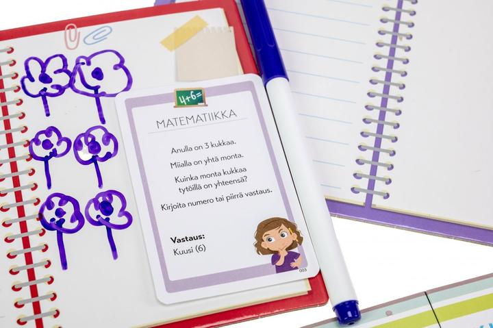 Actual product image Opetellaan Lasst uns Schule spielen lernen (Finnish)