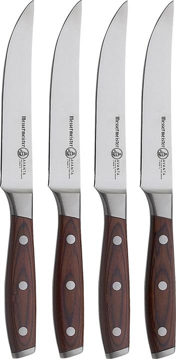 Actual product image Messermeister Steak knife set Avanta 1 piece, pakka wood (4 Piece, Knife)