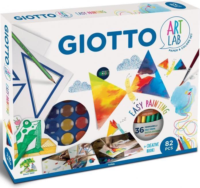 Produktbild Giotto FILA Art Lab Magic Triangle - Enthält: 1 Kinder A4 Album 200g weisses Qualitätspapier 1 Box