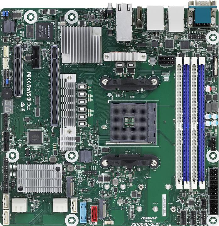Actual product image AsRock X570D4U-2L2T (AM4, AMD X570, mATX)