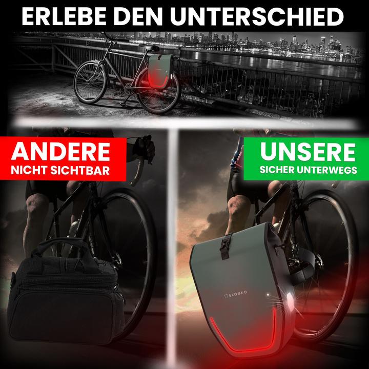 Image du produit Eloneo Sacoches vélo étanches avec LED (20 l, Sacoches)