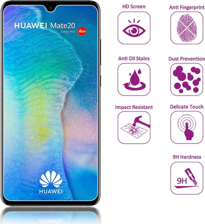 Image du produit Nalia (2-Pack)Verre de protection (1 pièce(s), Mate 20)