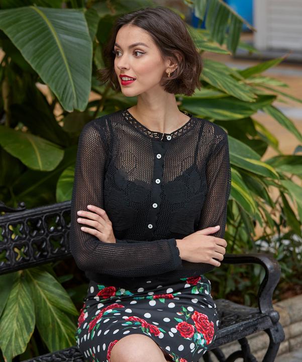 Produktbild Joe Browns Sheer Rose Lace Cardigan (40)