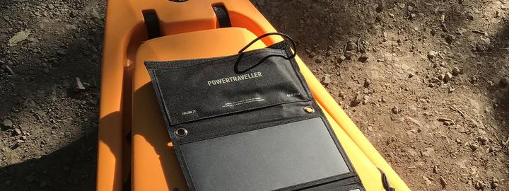 Produktbild Powertraveller Solarladegerät Falcon 21 mit 1x USB-A und 1x DC-Output (21 W, 0.47 kg)