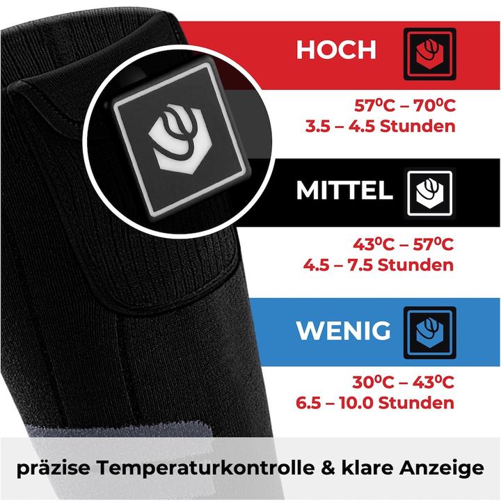 Produktbild Kiwikā Heizsocken warme Füsse (S, M, L)