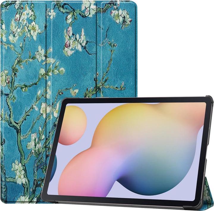 Image du produit Cover-Discount Galaxy Tab S7+ (12.4) - Étui intelligent à trois volets Fleurs (Galaxy Tab S7 FE)
