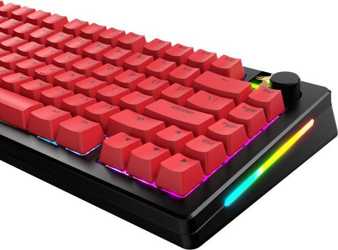 Produktbild Glorious GPBT Basics Keycaps, ANSI Layout (US), PBT, Dye-Sub - Revive Red