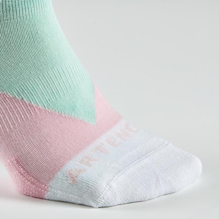 Image du produit Artengo Lot de 3 chaussettes de tennis basses - RS 160 Color Block rose (35, 38)