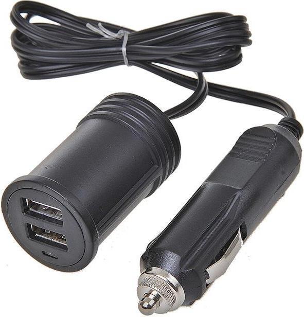 Immagine prodotto ProPlus Cavo di prolunga con caricatore USB doppio in blister