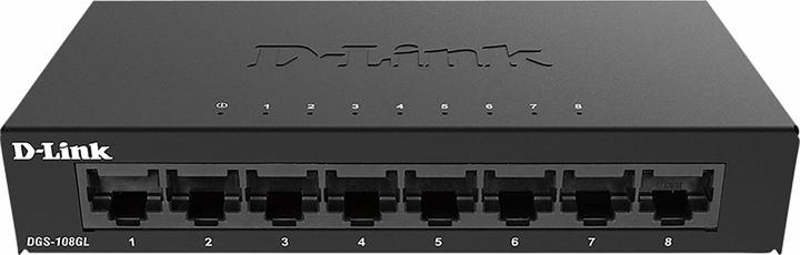 Actual product image D-Link DGS-108GL (8 Ports)