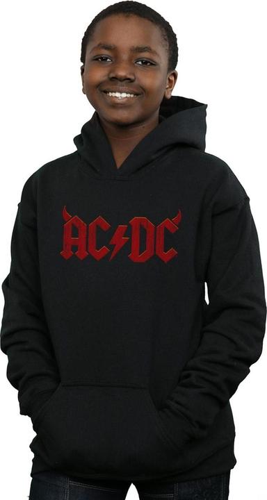 Actual product image AC/DC Boys Horns Logo Hoodie (152, 158)