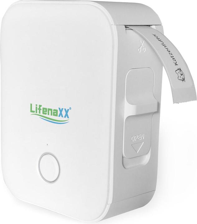 Immagine prodotto Technaxx Mobiler Akku-Thermo-Etikettendrucker, App, 12 mm
