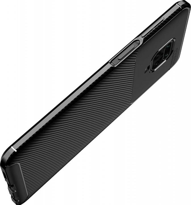 Actual product image Screenguard Xiaomi Redmi Note 9 Pro Cover Carbon Design TPU Case (Xiaomi Redmi Note 9 Pro)