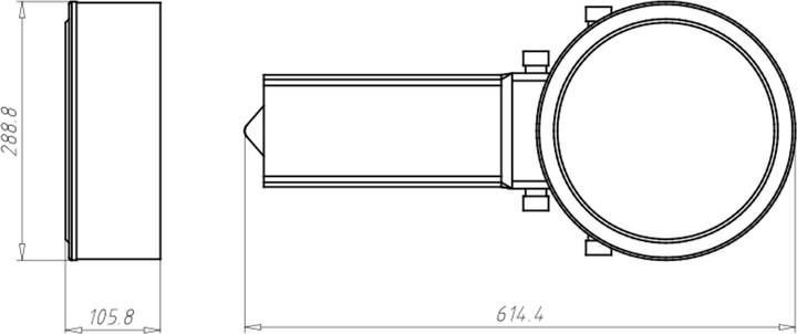 Image du produit Kaiser Boîtier d'encastrement HaloX 250 avec tunnel 325
