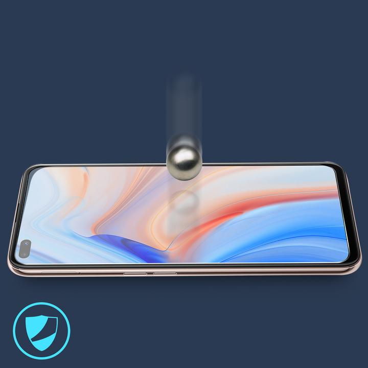 Actual product image Avizar Crystal clear film, glass screen protector (1 Piece, Oppo Reno 4 Z 5G)