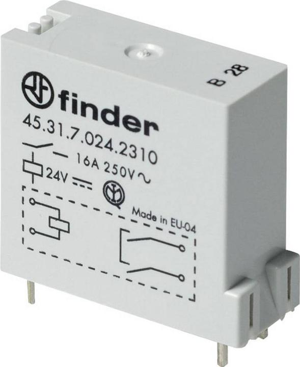 Image du produit Finder PCB power relay, SPST-NO, 16A 24Vdc