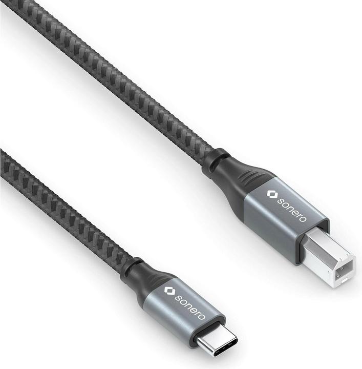 Immagine prodotto Sonero Cavo USB 2.0 USB C - USB B 3 m (3 m, USB 2.0)